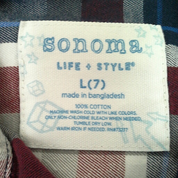 Sonoma long sleeve collared shirt - Picture 3 of 3